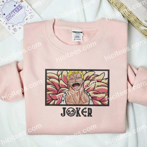 Donquixote Doflamingo One Piece Anime Embroidered Shirt