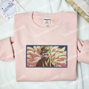 Donquixote Doflamingo One Piece Anime Embroidered Shirt 2 Donquixote Doflamingo One Piece Anime Embroidered Shirt 4