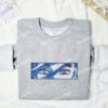 Douma Eyes Demon Slayer Anime Embroidered Shirt