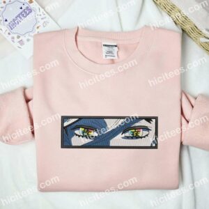Douma Eyes Demon Slayer Anime Embroidered Shirt 6