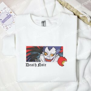 Ryuk Death Note Anime Embroidered Shirt 3 1