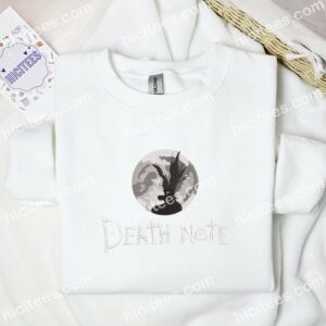 Ryuk Wings Death Note Anime Embroidered Shirt 1 Ryuk Wings Death Note Anime Embroidered Shirt 3