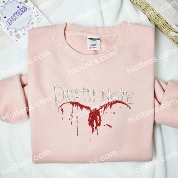 Ryuk Flying Death Note Anime Embroidered Shirt