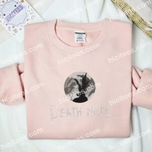 Ryuk Wings Death Note Anime Embroidered Shirt 2 Ryuk Wings Death Note Anime Embroidered Shirt