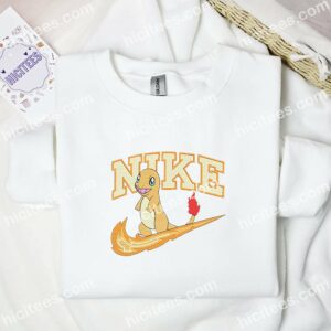 Charmander Pokemon Anime Embroidered Shirt 1 Charmander Pokmon Anime Embroidered Shirt 3 1