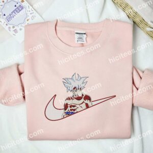 Goku Ultra Instinct Dragon Ball Anime Embroidered Shirt 2 Goku Ultra Instinct Dragon Ball Super Anime Embroidered Shirt