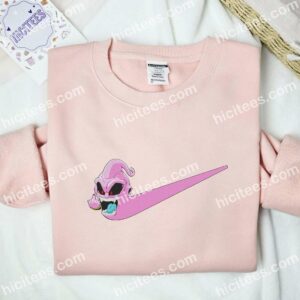 Majin Buu Dragon Ball Anime Embroidered Shirt 2 Majin Buu Dragon Ball Anime Embroidered Shirt
