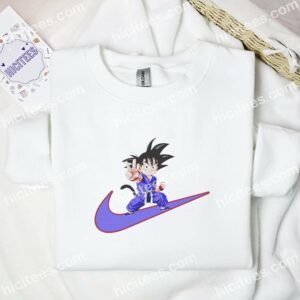 Son Goku Kid Dragon Ball Anime Embroidered Shirt 1 Son Goku Kid Dragon Ball Anime Embroidered Shirt 3