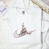 Law Hugging Sword One Piece Anime Embroidered Shirt