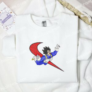 Vegeta Flying Dragon Ball Anime Embroidered Shirt 1 Vegeta Flying Dragon Ball Anime Embroidered Shirt 3