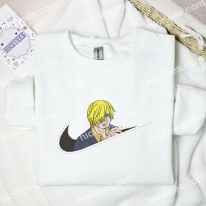 Vinsmoke Sanji One Piece Anime Embroidered Shirt 1 Vinsmoke Sanji One Piece Anime Embroidered Shirt 3