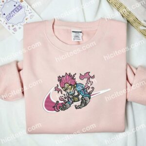 Vegeta Ultra Ego Dragon Ball Anime Embroidered Shirt 2 Vegeta Ultra Ego Dragon Ball Anime Embroidered Shirt