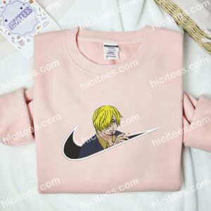 Vinsmoke Sanji One Piece Anime Embroidered Shirt 2 Vinsmoke Sanji One Piece Anime Embroidered Shirt
