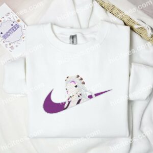 Daki Demon Slayer Anime Embroidered Shirt 1 Daki Demon Slayer Anime Embroidered Shirt 3