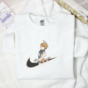 Hinata Shoyo Haikyuu Anime Embroidered Shirt 3