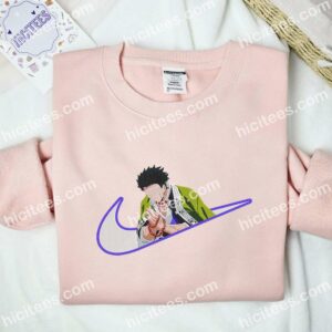 Himejima Gyomei Demon Slayer Anime Embroidered Shirt 2 Himejima Gyomei Demon Slayer Anime Embroidered Shirt