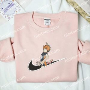 Hinata Shoyo Haikyuu Anime Embroidered Shirt