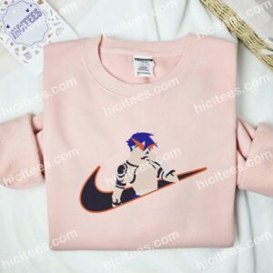 Kamina Tengen Toppa Gurren Lagann Anime Embroidered Shirt