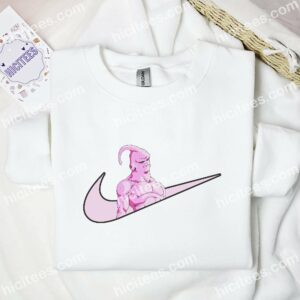 Majin Buu Creepy Dragon Ball Anime Embroidered Shirt 1 Majin Buu Creepy Dragon Ball Anime Embroidered Shirt 3