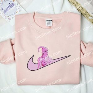 Majin Buu Creepy Dragon Ball Anime Embroidered Shirt 2 Majin Buu Creepy Dragon Ball Anime Embroidered Shirt