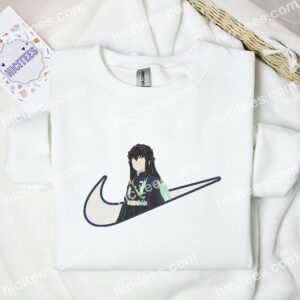 Muichiro Tokito Demon Slayer Anime Embroidered Shirt 1 Muichiro Tokito Demon Slayer Anime Embroidered Shirt 3