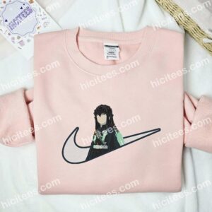 Muichiro Tokito Demon Slayer Anime Embroidered Shirt 2 Muichiro Tokito Demon Slayer Anime Embroidered Shirt
