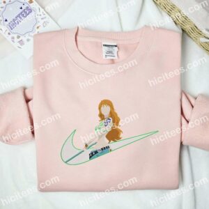 Nami Sexy One Piece Anime Embroidered Shirt