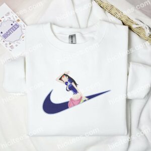 Nico Robin One Piece Anime Embroidered Shirt 3