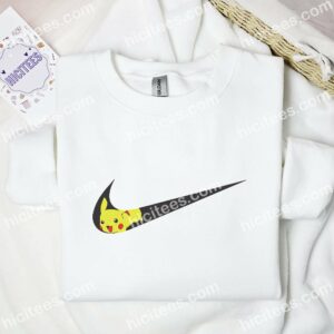 Pikachu Pokemon Anime Embroidered Shirt 1 Pikachu Pokmon Anime Embroidered Shirt 3