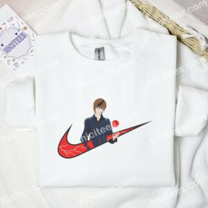Raito Yagami Death Note Anime Embroidered Shirt 3