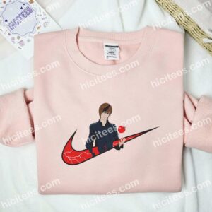 Raito Yagami Death Note Anime Embroidered Shirt