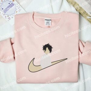 Ray The Promised Neverland Anime Embroidered Shirt 2 Ray The Promised Neverland Anime Embroidered Shirt