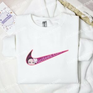 Tanjiro Face Demon Slayer Anime Embroidered Shirt 1 Tanjiro Face Demon Slayer Anime Embroidered Shirt 3