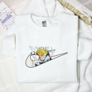 Trunks Lightning Sword Slash Dragon Ball Anime Embroidered Shirt 1 Trunks Lightning Sword Slash Dragon Ball Anime Embroidered Shirt 3
