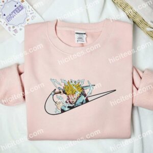 Trunks Lightning Sword Slash Dragon Ball Anime Embroidered Shirt 2 Trunks Lightning Sword Slash Dragon Ball Anime Embroidered Shirt