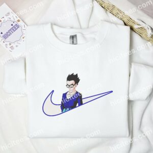 Vegeta With Glasses Dragon Ball Anime Embroidered Shirt 1 Vegeta With Glasses Dragon Ball Anime Embroidered Shirt 3