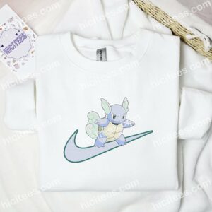 Wartortle Pokemon Anime Embroidered Shirt 1 Wartortle Pokmon Anime Embroidered Shirt 3 1