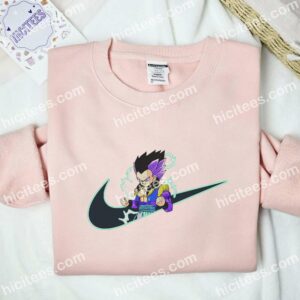 Vegeta Super Saiyan Purple Dragon Ball Anime Embroidered Shirt 2 Vegeta Super Saiyan Purple Dragon Ball Anime Embroidered Shirt