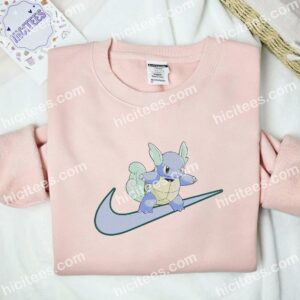Wartortle Pokemon Anime Embroidered Shirt 2 Wartortle Pokmon Anime Embroidered Shirt 1
