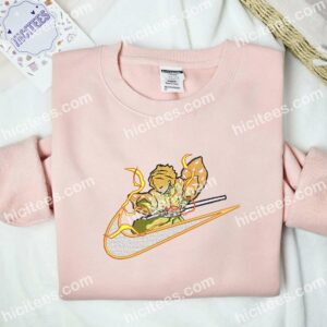 Zenitsu Thunder Breathing Demon Slayer Anime Embroidered Shirt 4