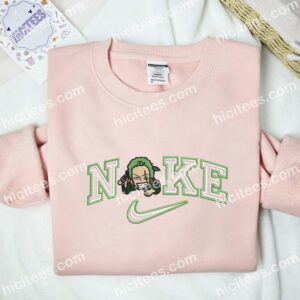 Zoro Chibi Smile One Piece Anime Embroidered Shirt