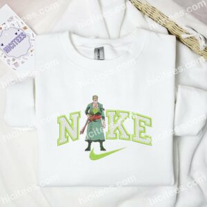 Zoro Serious Mode One Piece Anime Embroidered Shirt 1 Zoro Serious Mode One Piece Anime Embroidered Shirt 3 1