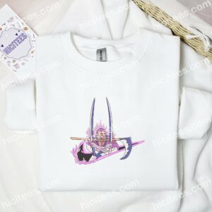 Zoro Three Sword Style One Piece Anime Embroidered Shirt 1 Zoro Three Sword Style One Piece Anime Embroidered Shirt 3