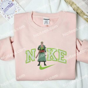 Zoro Serious Mode One Piece Anime Embroidered Shirt 2 Zoro Serious Mode One Piece Anime Embroidered Shirt 1