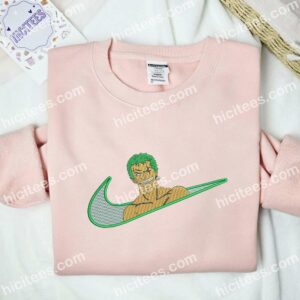 Zoro Smile One Piece Anime Embroidered Shirt 2 Zoro Smile One Piece Anime Embroidered Shirt 1
