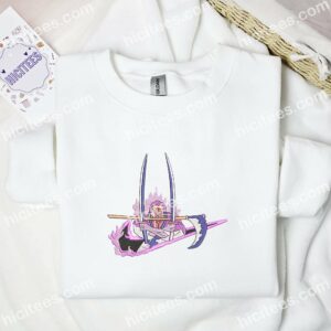 Zoro Three Sword Style One Piece Anime Embroidered Shirt 1 Zoro Three Sword Style One Piece Anime Embroidered Shirt 3 3