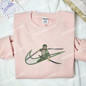 Zoro Three Sword Style One Piece Anime Embroidered Shirt 2 Zoro Three Sword Style One Piece Anime Embroidered Shirt 6