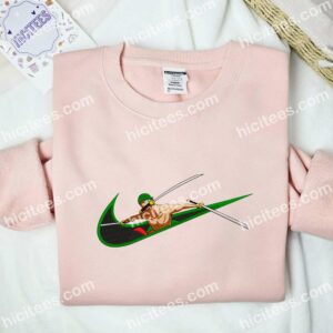 Zoro Three Swords Style One Piece Anime Embroidered Shirt 2 Zoro Three Swords Style One Piece Anime Embroidered Shirt
