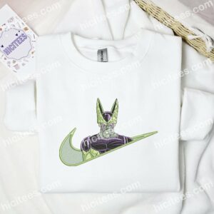 Perfect Cell Dragon Ball Anime Embroidered Shirt 1 Perfect Cell Dragon Ball Anime Embroidered Shirt 3