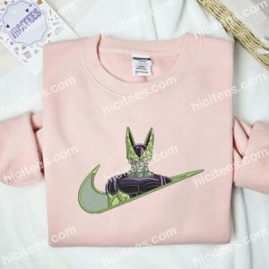 Perfect Cell Dragon Ball Anime Embroidered Shirt 2 Perfect Cell Dragon Ball Anime Embroidered Shirt